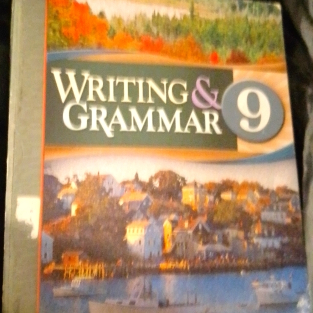 Writing & Grammar book for home school